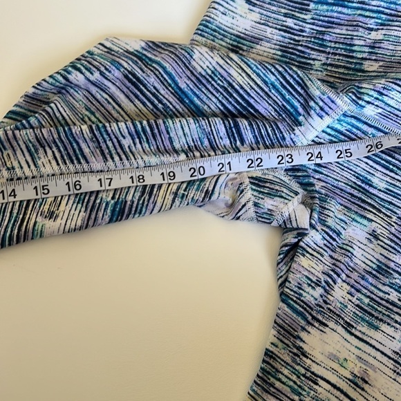 Lululemon Wunder Under Crop Hi-Rise Blurry Belle Leggings - Picture 9 of 9